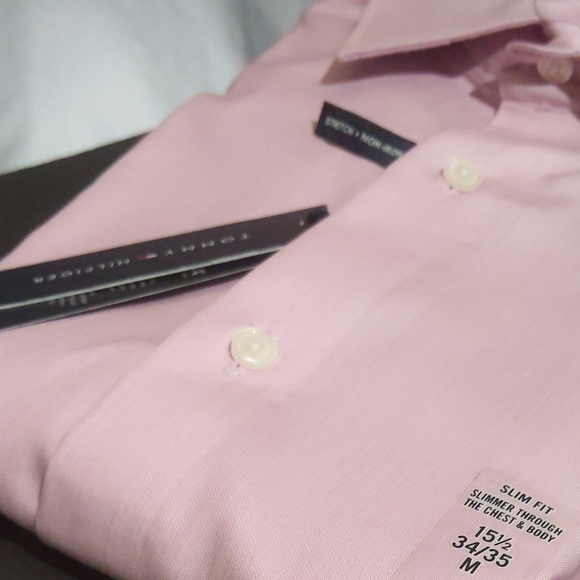 Tommy Hilfiger Slim Fit Stretch Dress Shirt - Picture 3 of 7